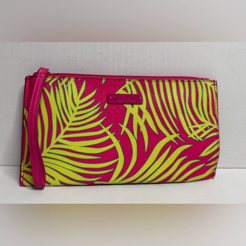 Vera Bradley Vibrant‎ Pink and Yellow Clutch